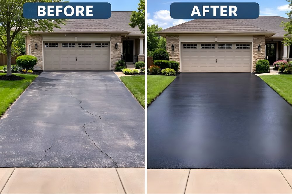 Hot rubber crack filling before sealing