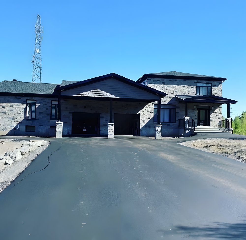 Asphalt paving process step 1